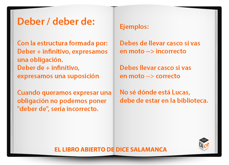 El libro abierto de DICE 96: deber y deber de