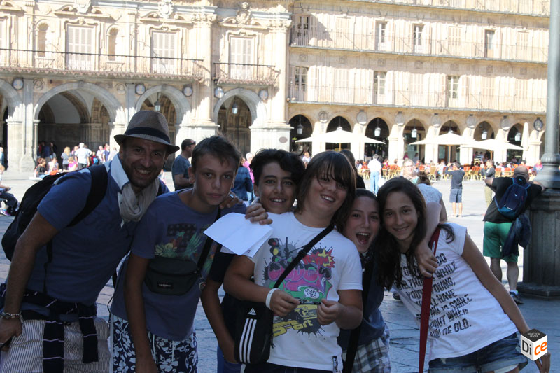 En la Plaza Mayor de Salamanca