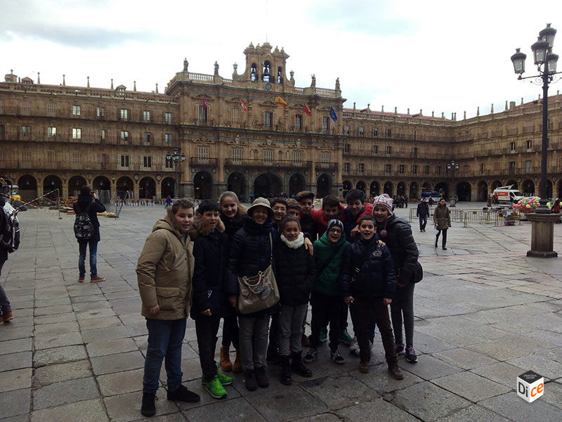 En la Plaza Mayor de Salamanca