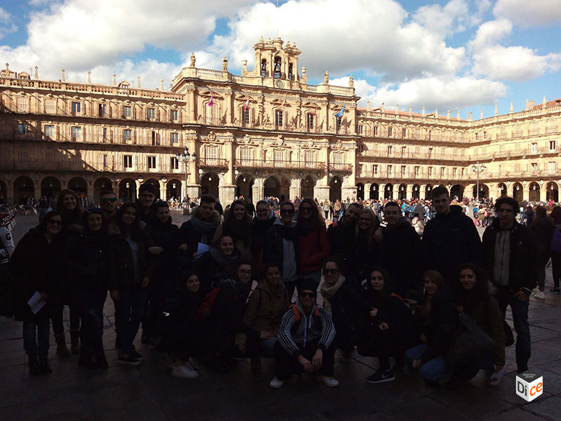 En la Plaza Mayor de Salamanca
