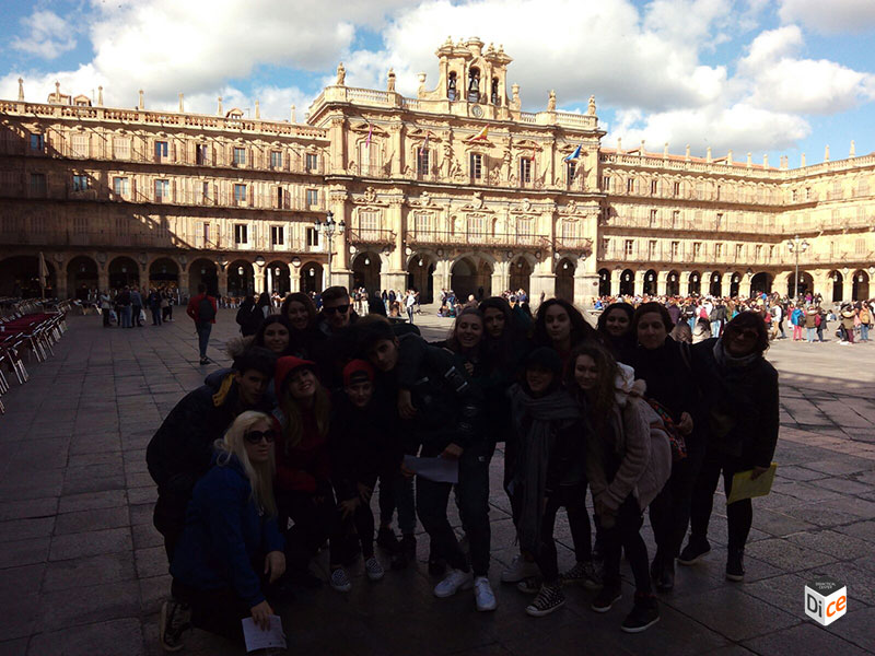 En la Plaza Mayor de Salamanca