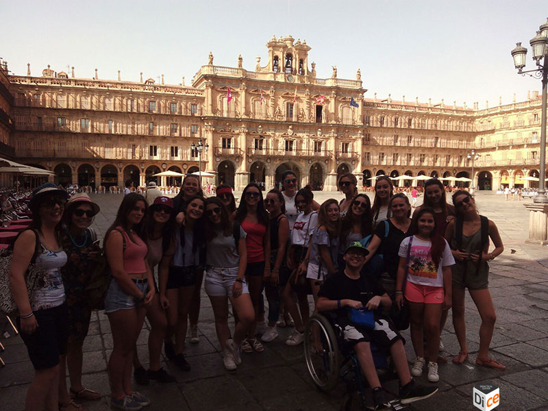 En la Plaza Mayor de Salamanca