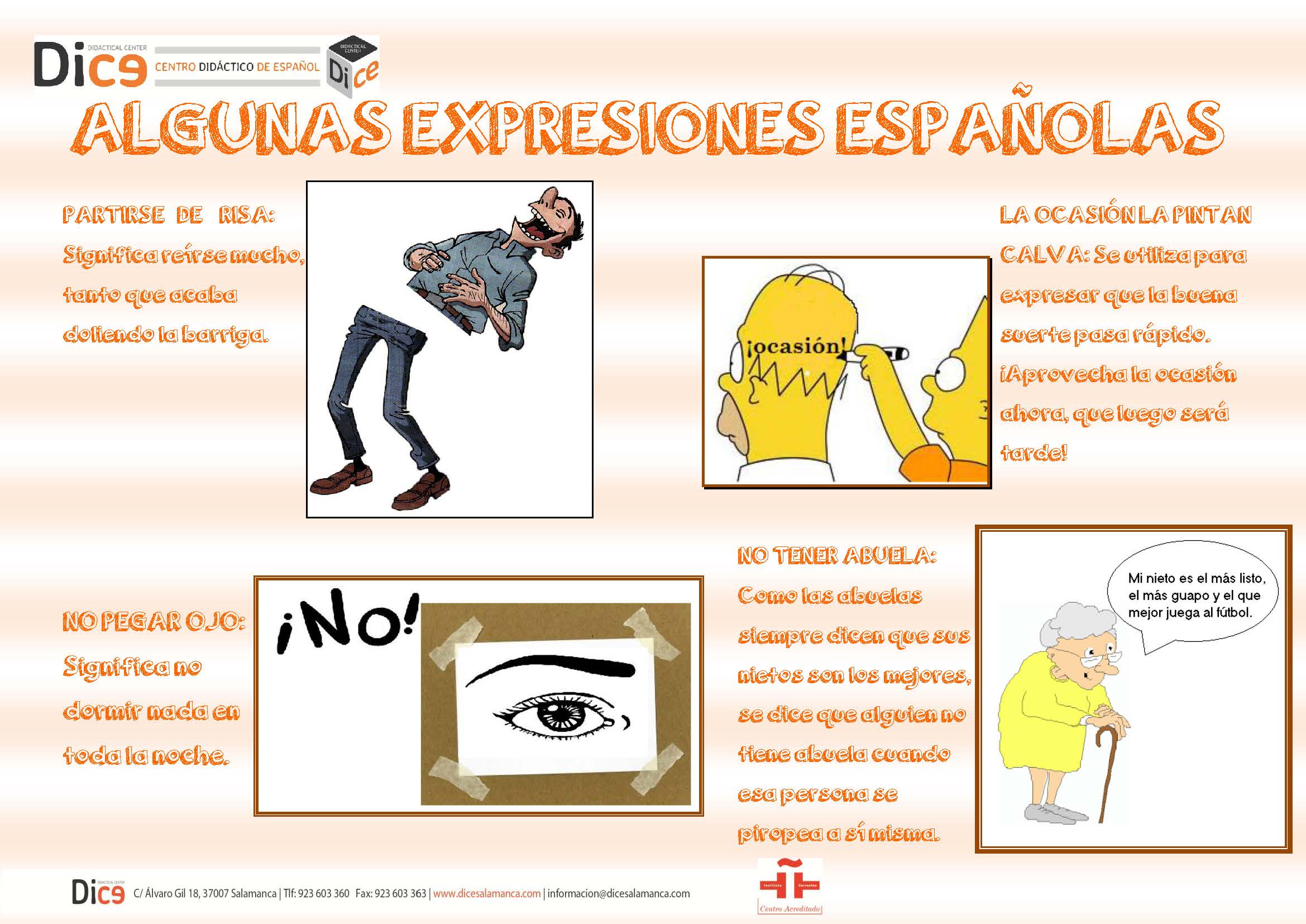 infografía para español DICE Salamanca